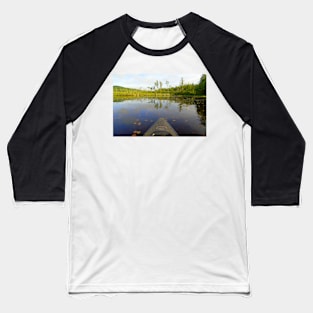 Scenic Gorham Pond #2 Baseball T-Shirt